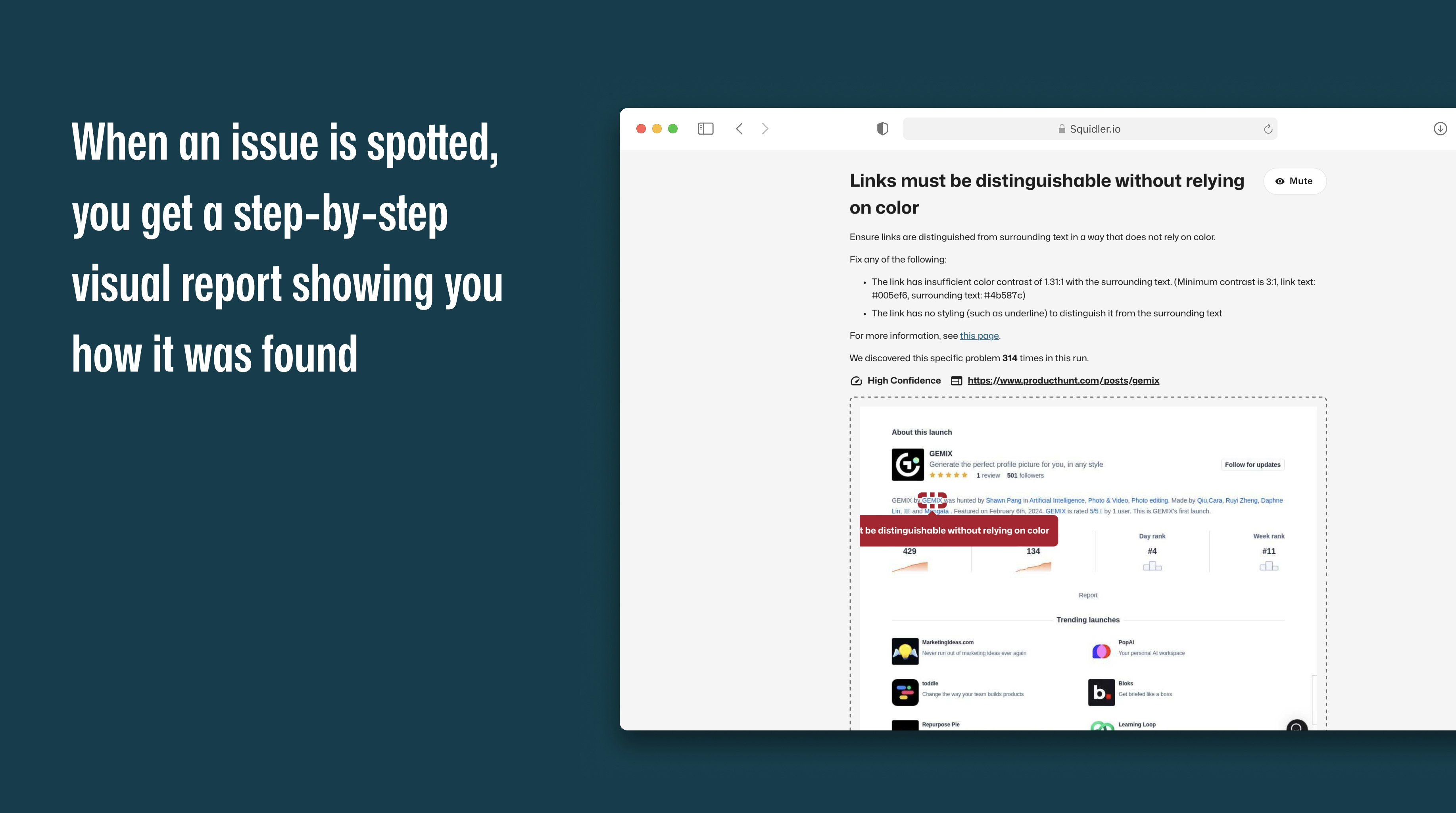 وسائط Squidler.io - اختبار موقع الويب الذاتي ، ما عليك سوى توفير عنوان URL الخاص بك 6