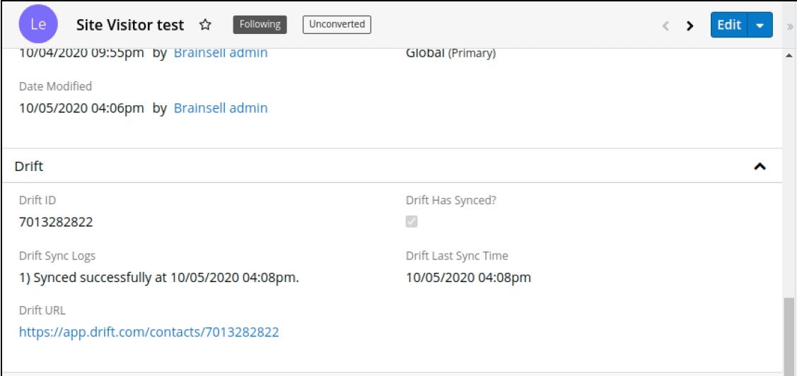Drift + SugarCRM Integration gallery image