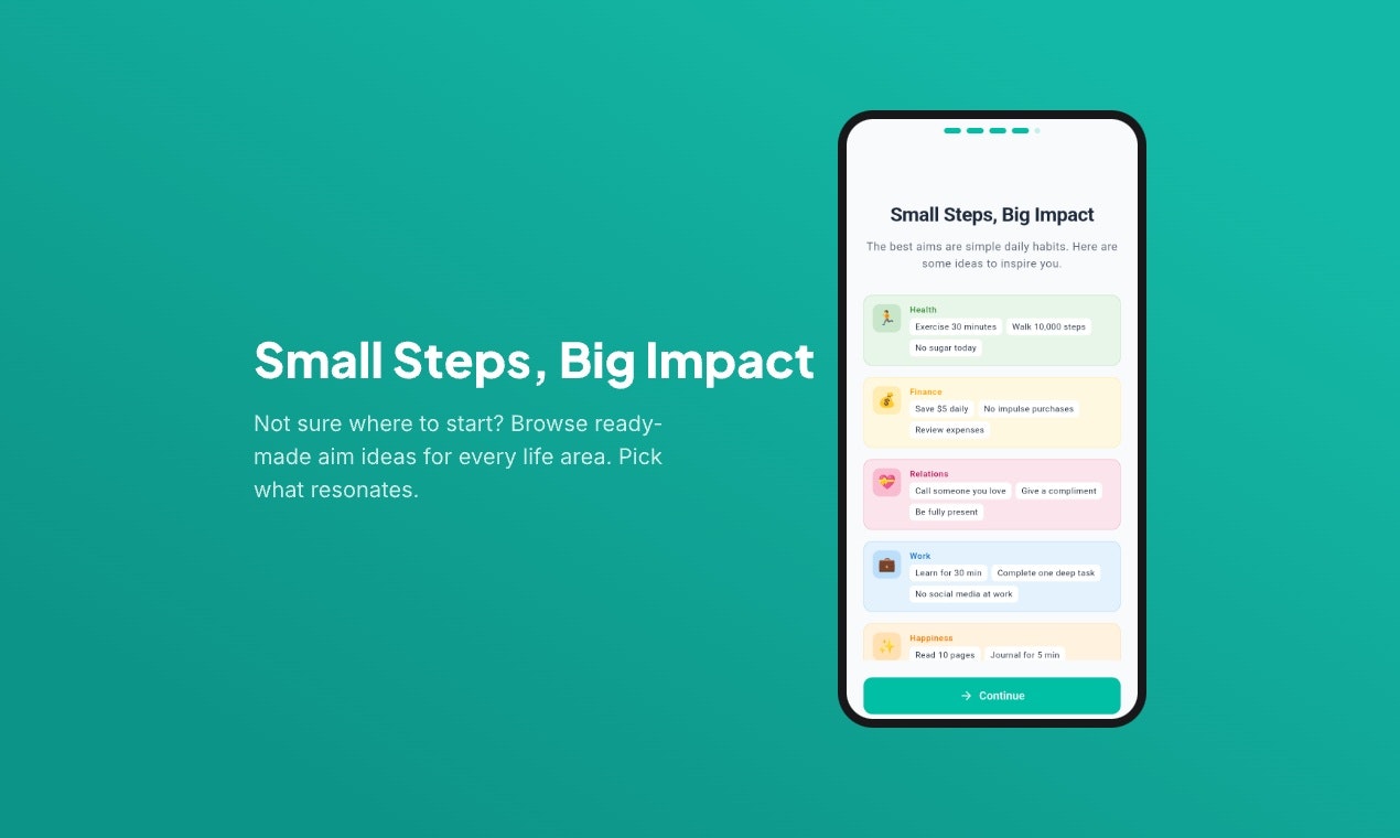 AimYear - Screenshot 5 showing product features and functionality