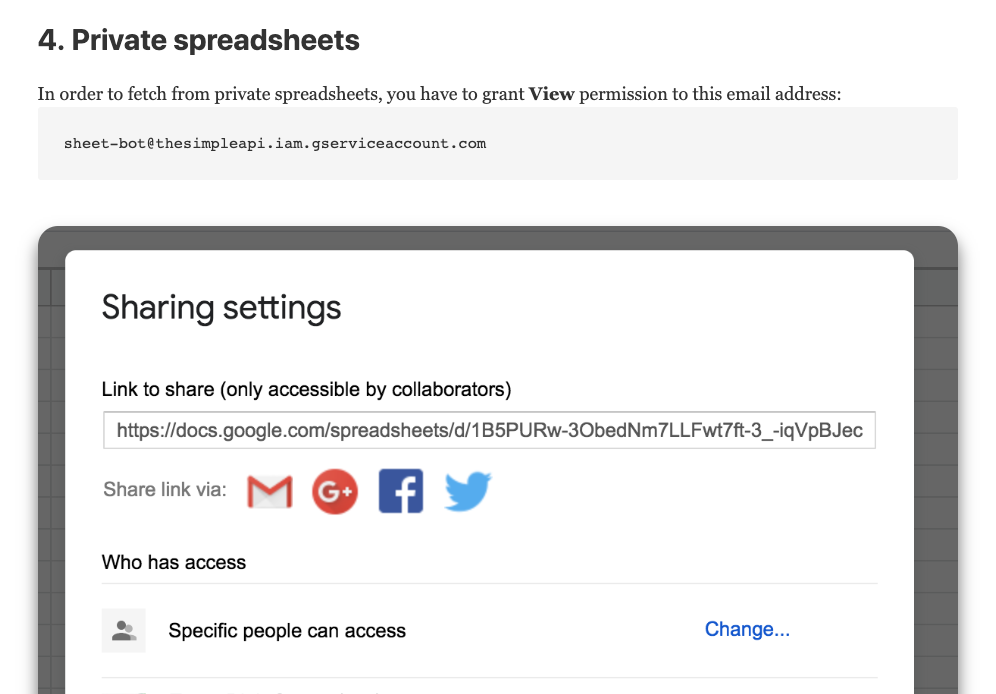 Simple Sheet API gallery image