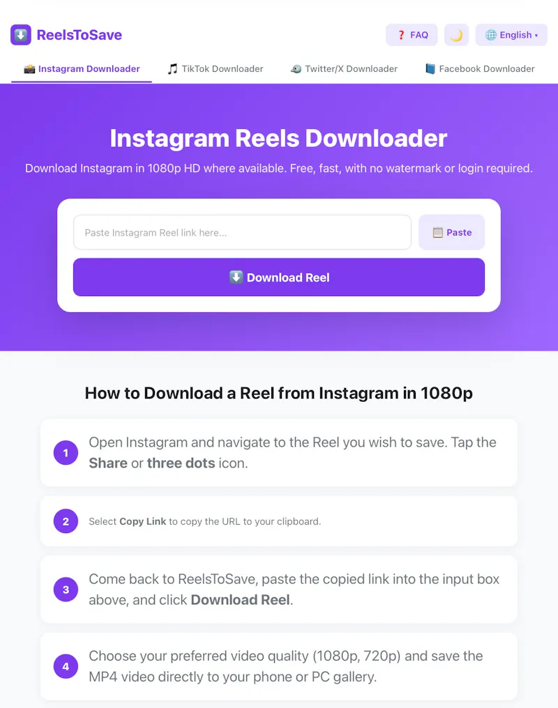 ReelsToSave screenshot 3