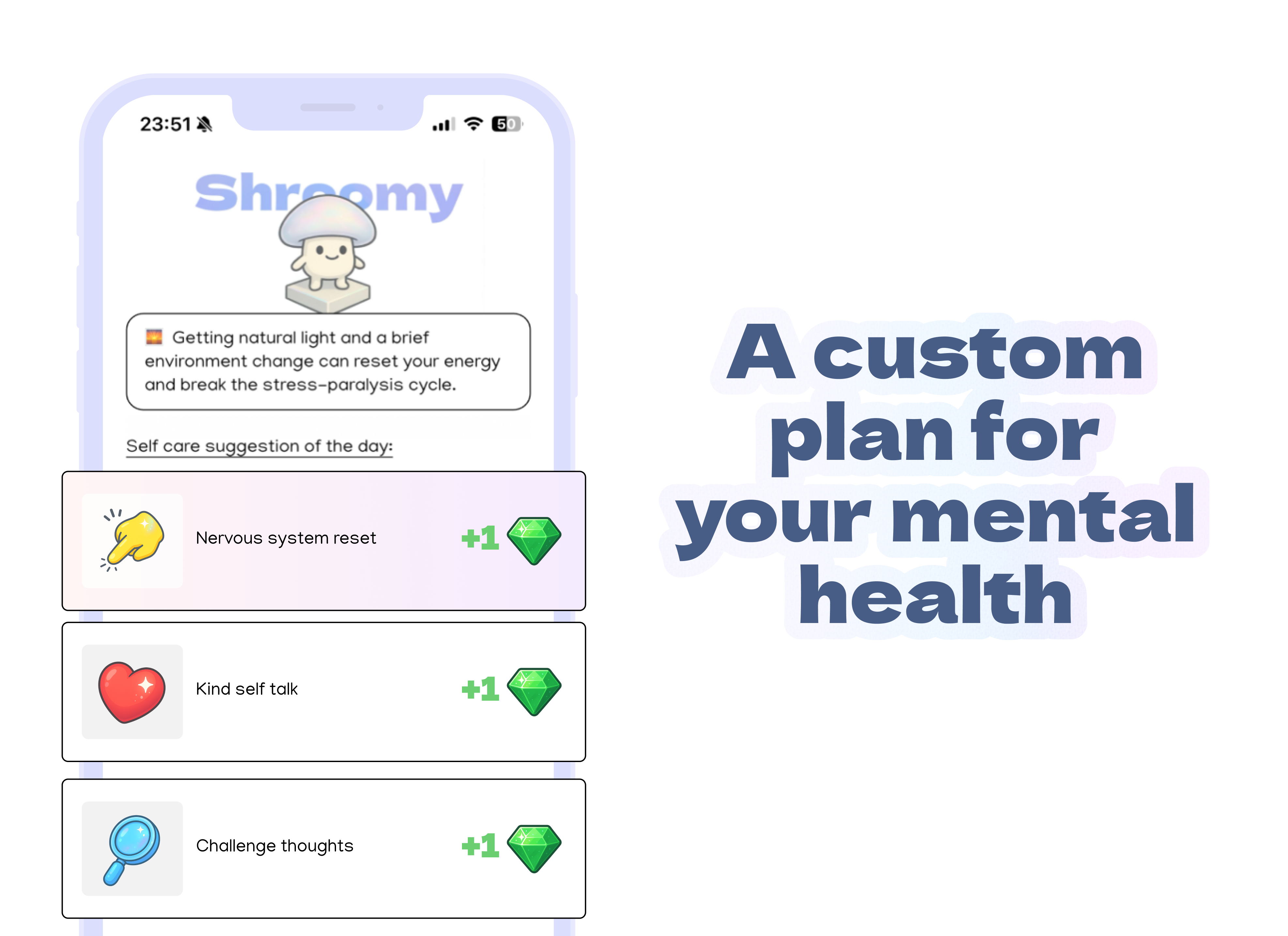 Shroomy: Mental Health Companion media 3