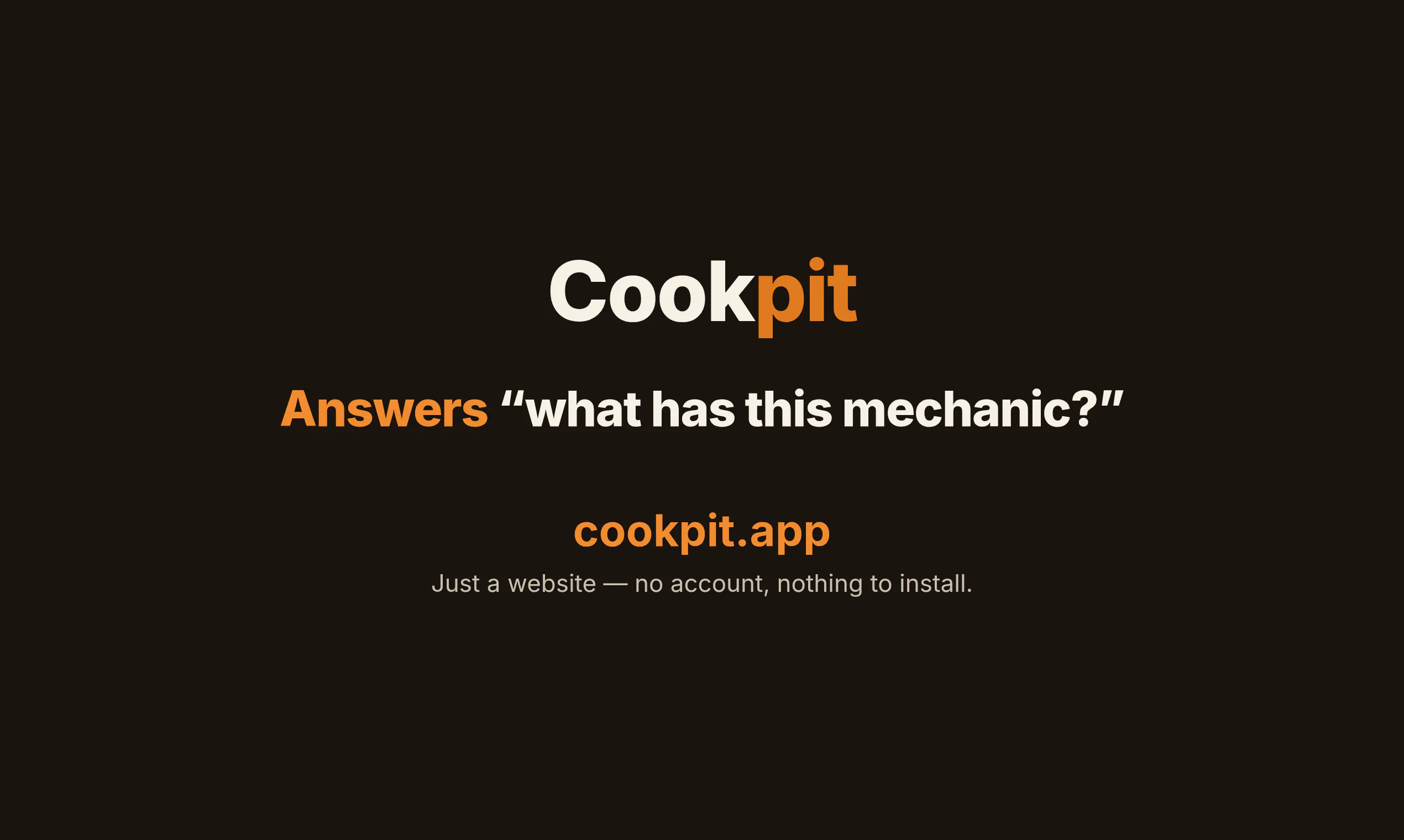 Cookpit gallery image