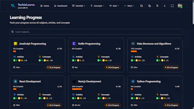 TechieLearns — AI Learning Platform gallery image