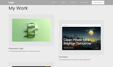 The Ultimate Designer Portfolio Template gallery image