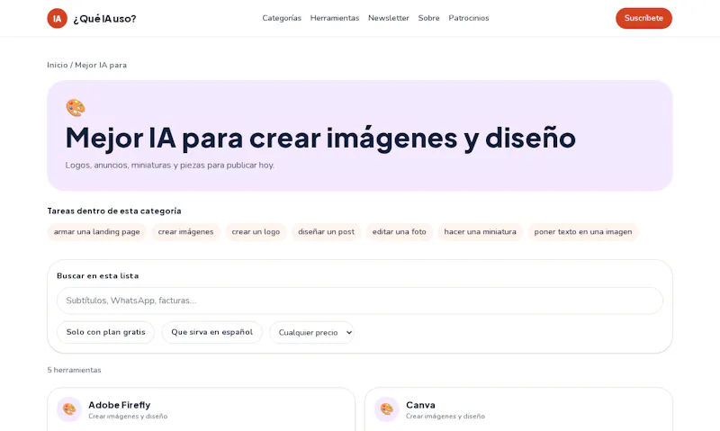 ¿Qué IA uso? screenshot 5