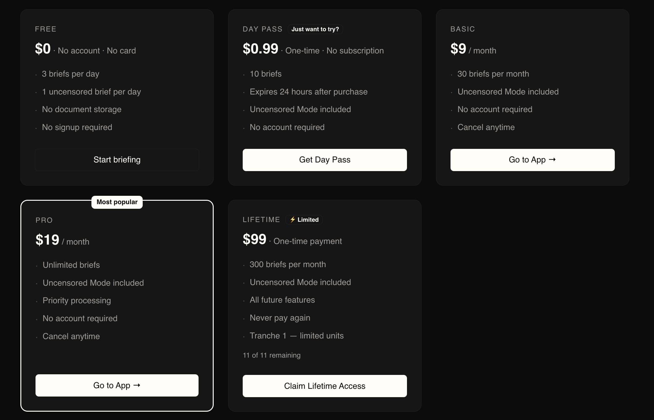 HushBrief gallery image