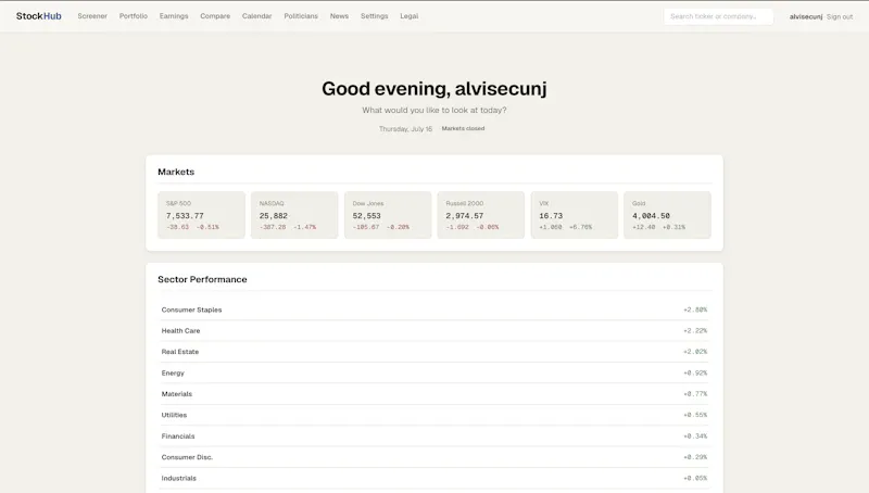 StockHub screenshot 2