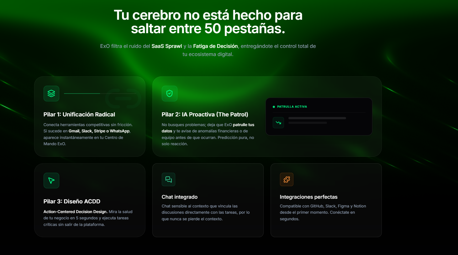ExO - Screenshot 2 showing product features and functionality