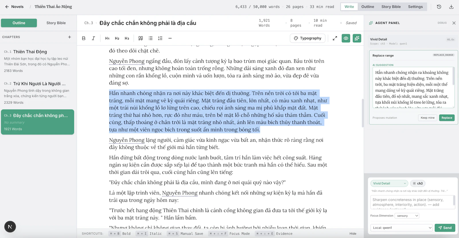 Xnovelist screenshot 1