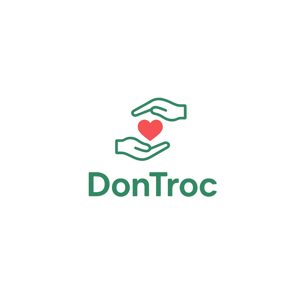 DonTroc - Product Hunt launch logo and brand identity