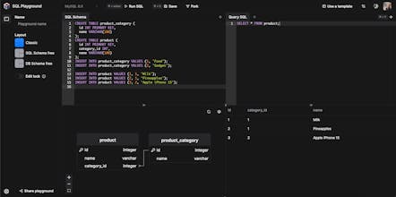 SQL Playground gallery image