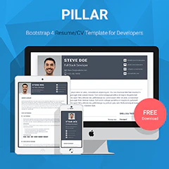 Pillar - Resume Template For Devs (FREE)
