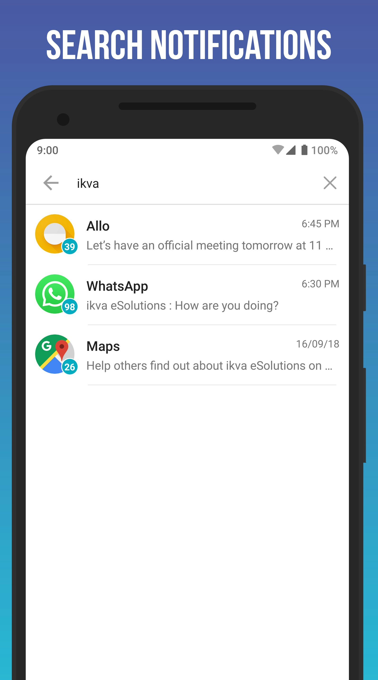 Notification History Log gallery image