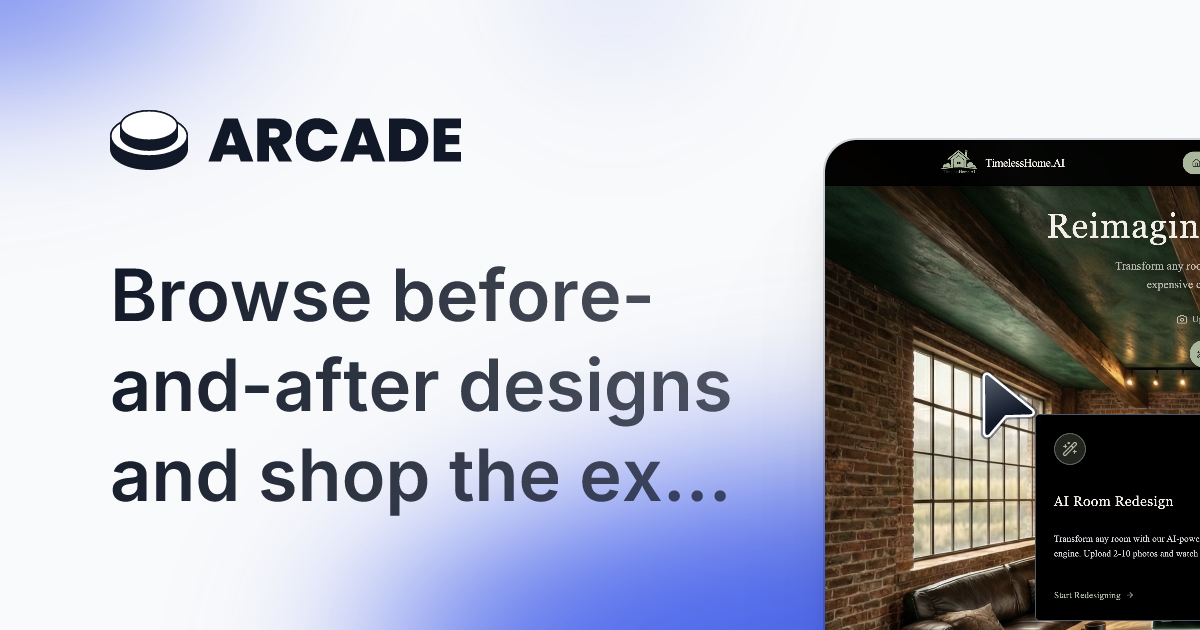 TimelessHome.ai - Main product screenshot demonstrating key features and user interface
