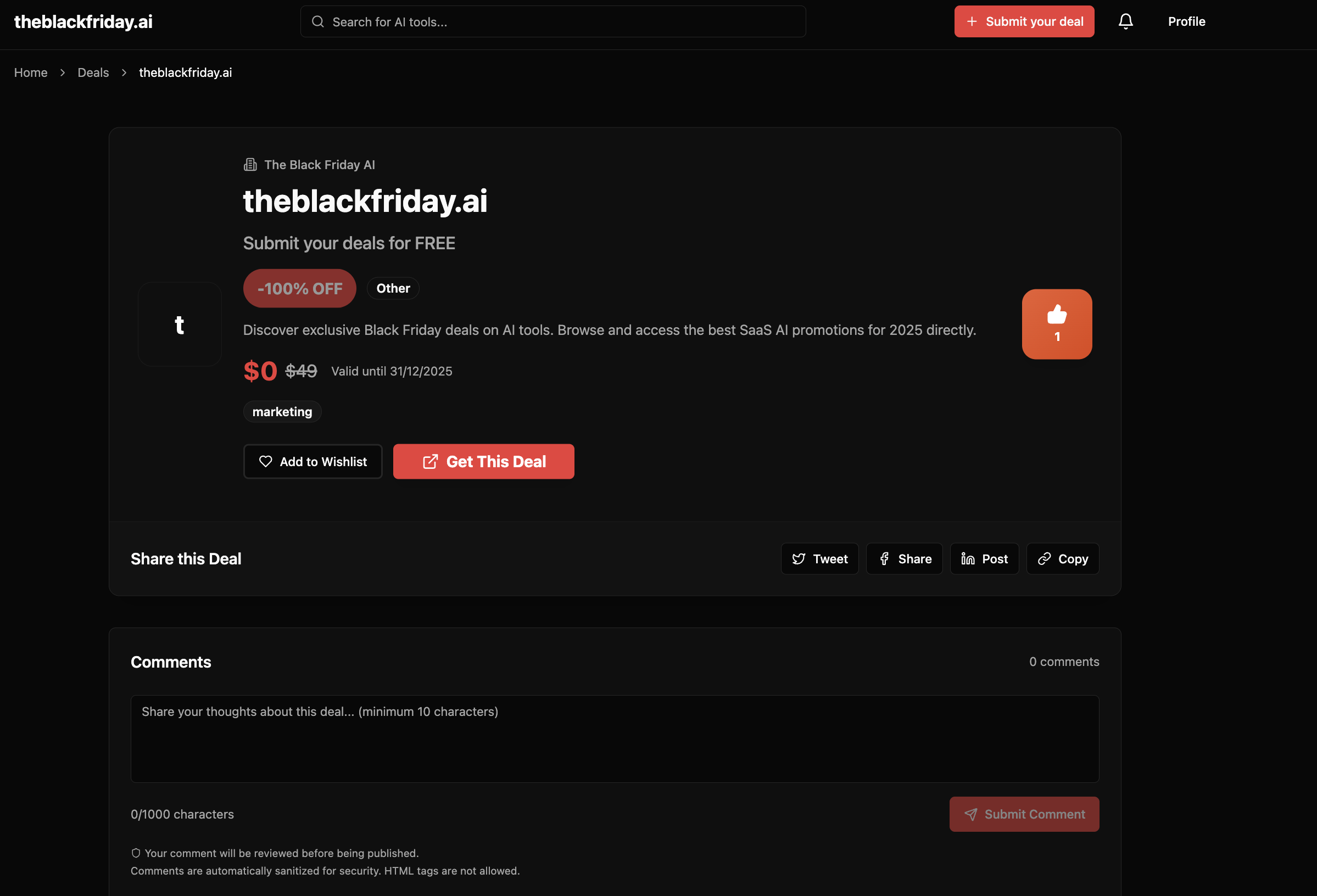 The Black Friday AI gallery image
