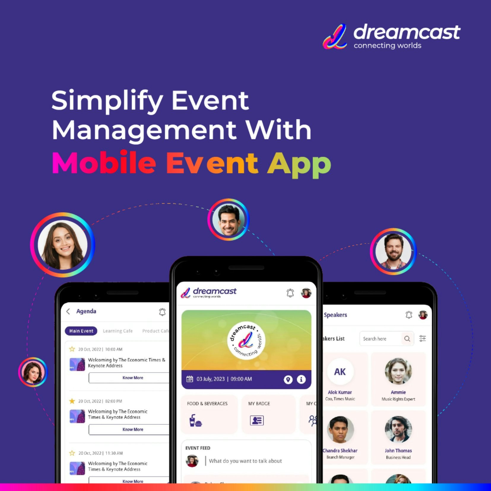 Application d'événement mobile