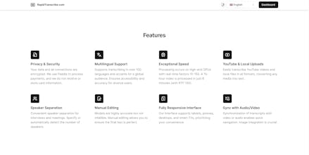 RapidTranscribe.com gallery image