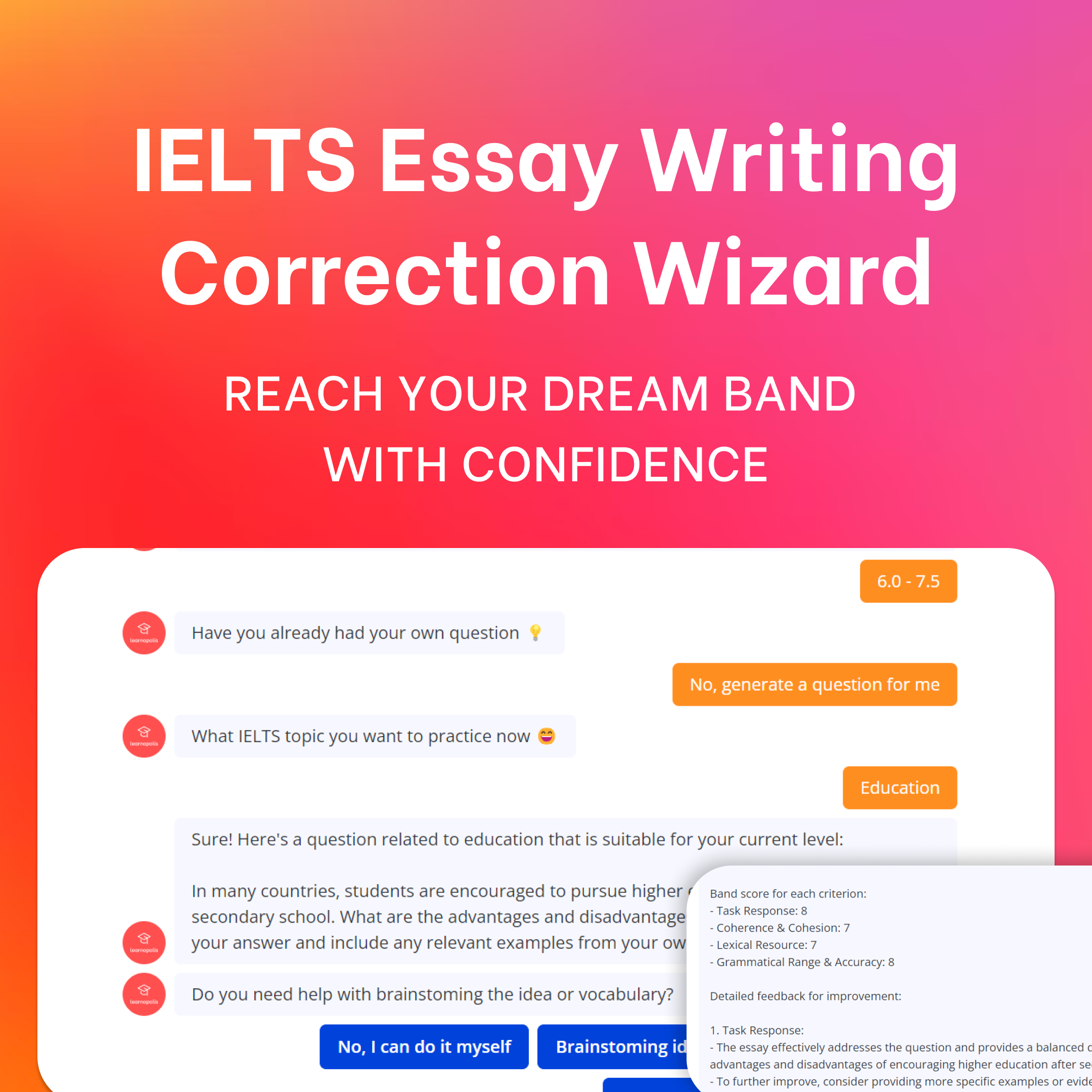 IELTS Essay Writing Correction Wizzard