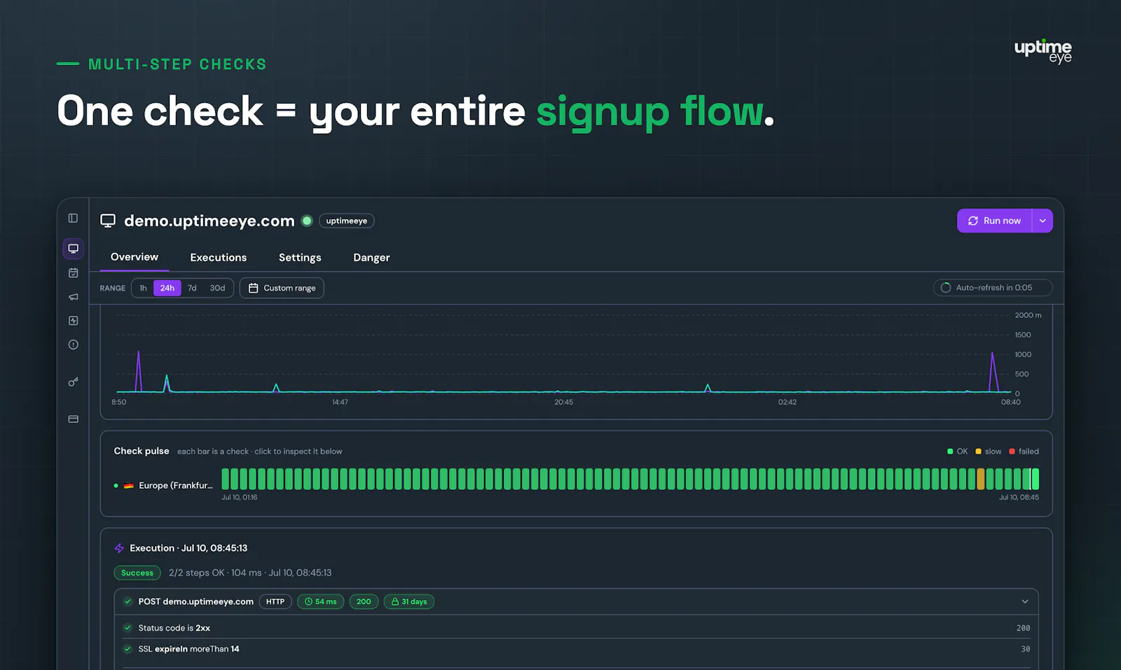 UptimeEye screenshot 2
