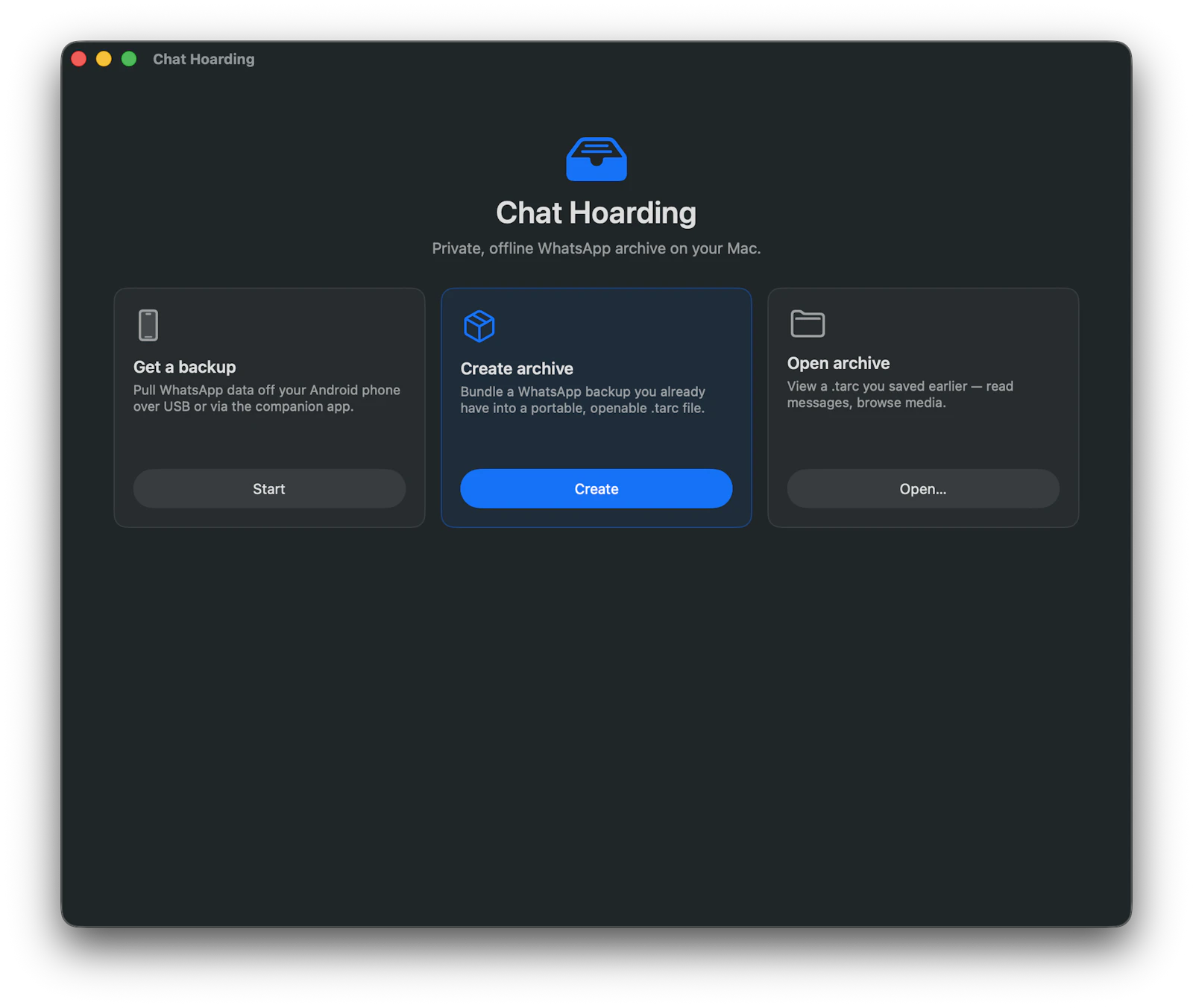 Chat Hoarding App screenshot 2