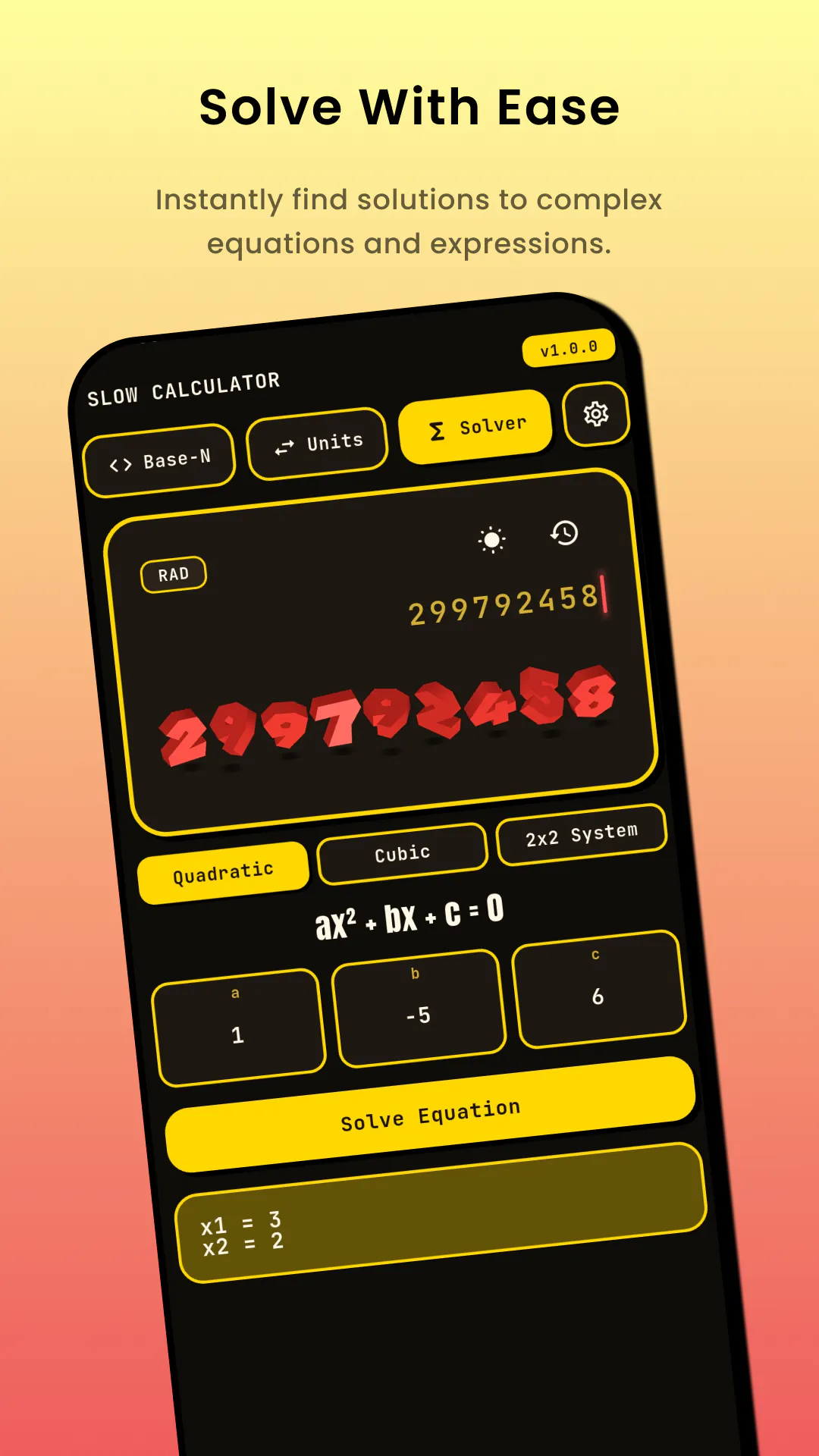 Slow Calculator: Scientific 3D gallery image