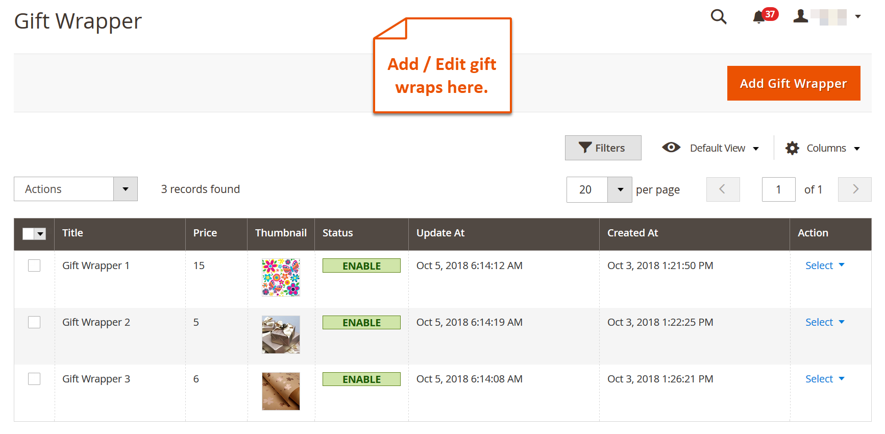 Gift Wrap for Magento 2 gallery image