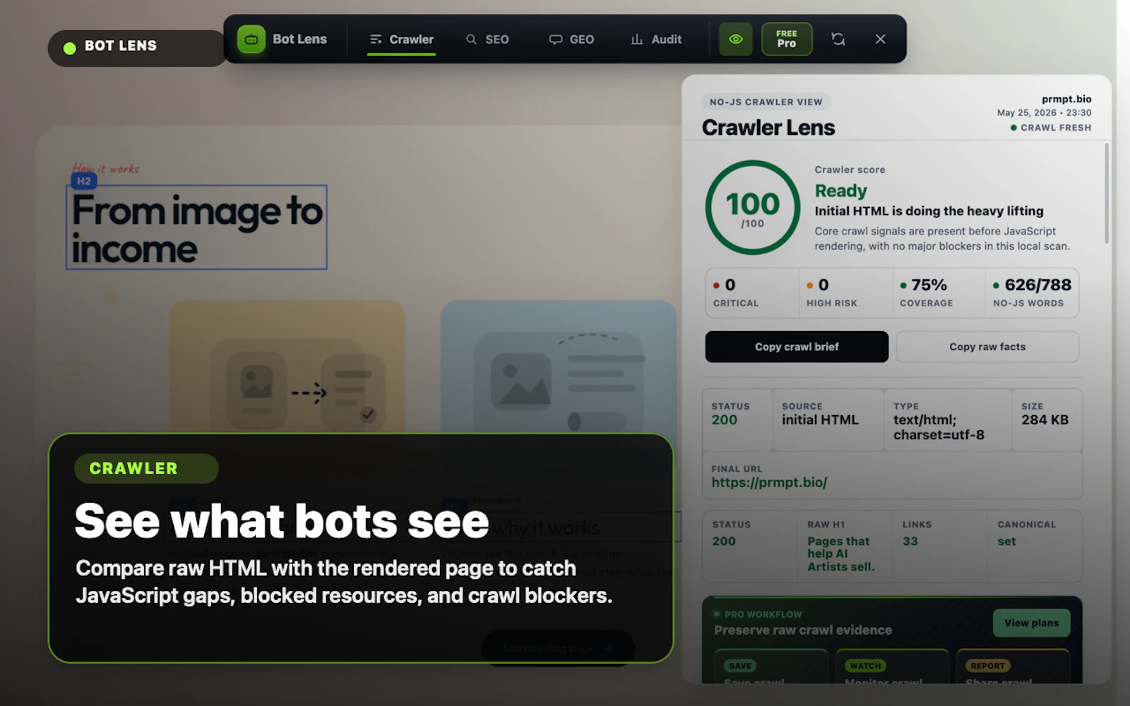 Bot Lens screenshot 4