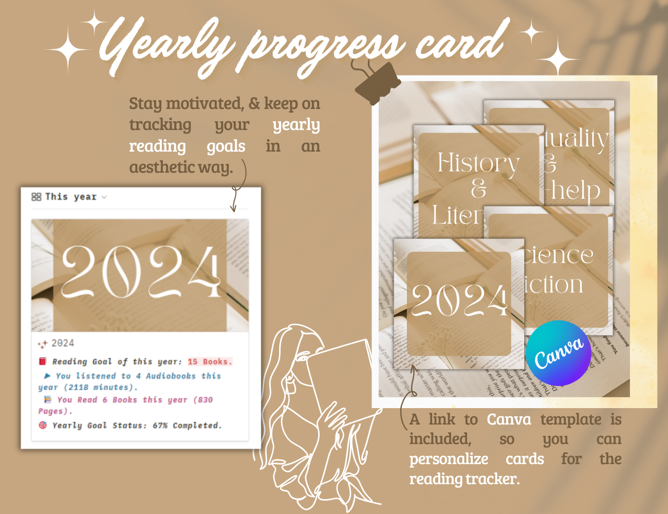 Notion reading tracker gallery image