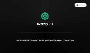 Deskofy CLI – Build Desktop Apps Fast gallery image