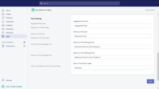 Shopify pay what you want gallery image