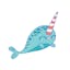 Dreamy the Narwhal Stickers