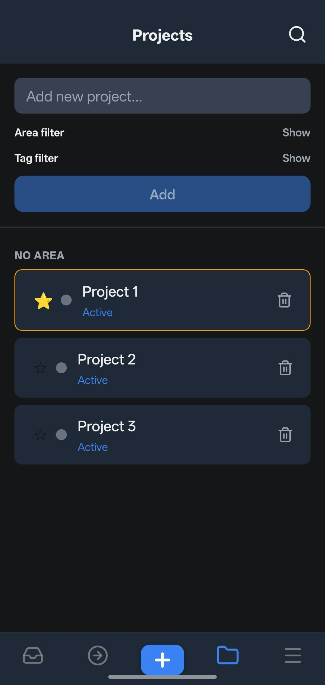 Mindwtr - Main product screenshot demonstrating key features and user interface