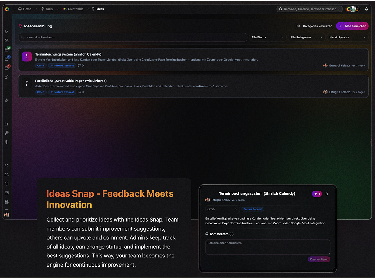 Creativable - Screenshot 5 showing product features and functionality