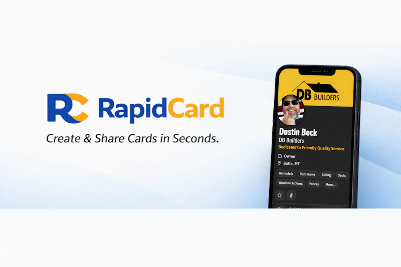 RapidCard - Digital Business Cards screenshot 5