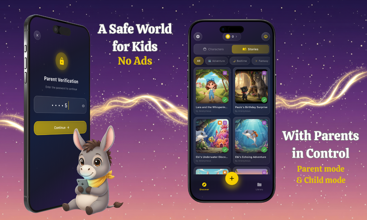 Sparkle - Kids Stories - Screenshot 2 showing product features and functionality