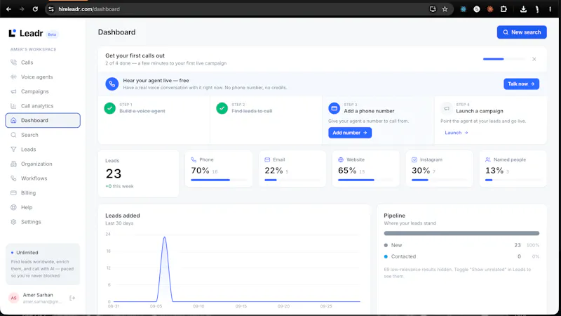 Leadr screenshot 3