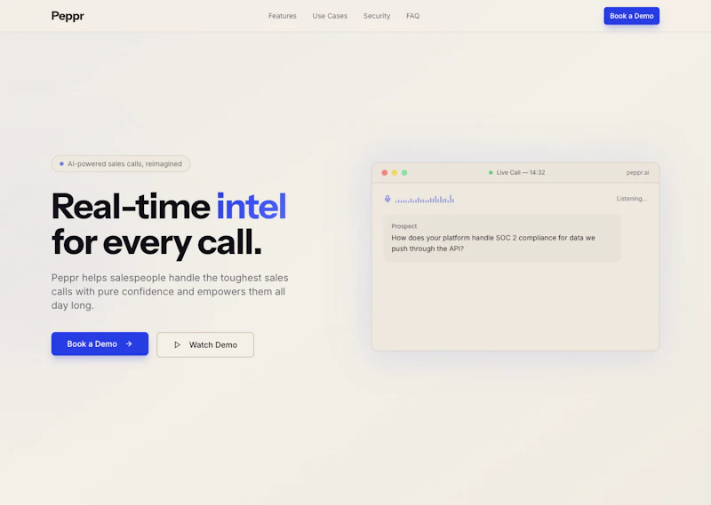 Peppr AI screenshot 1