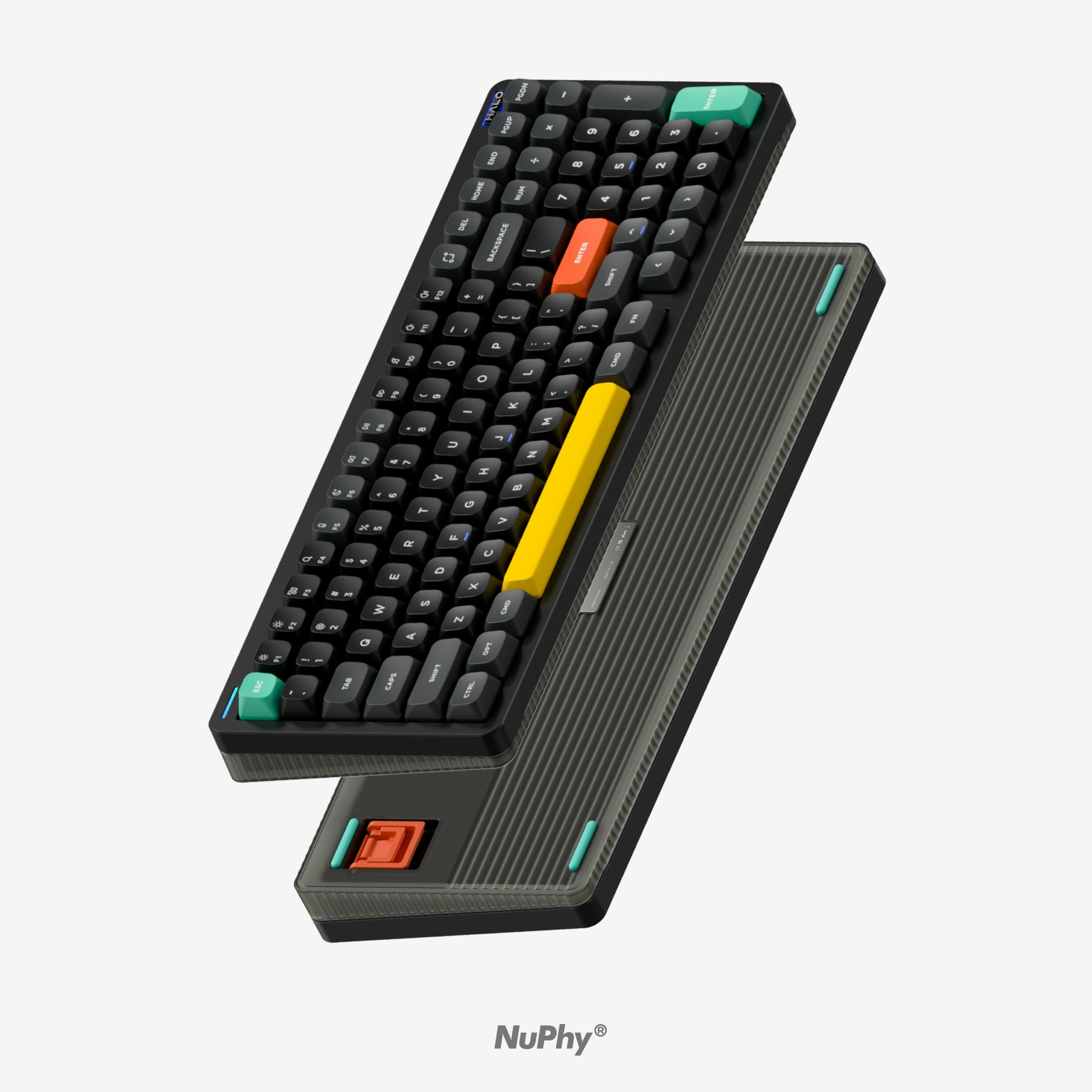 うなず - QMK/viaワイヤレスメカニカルキーボードメディア4