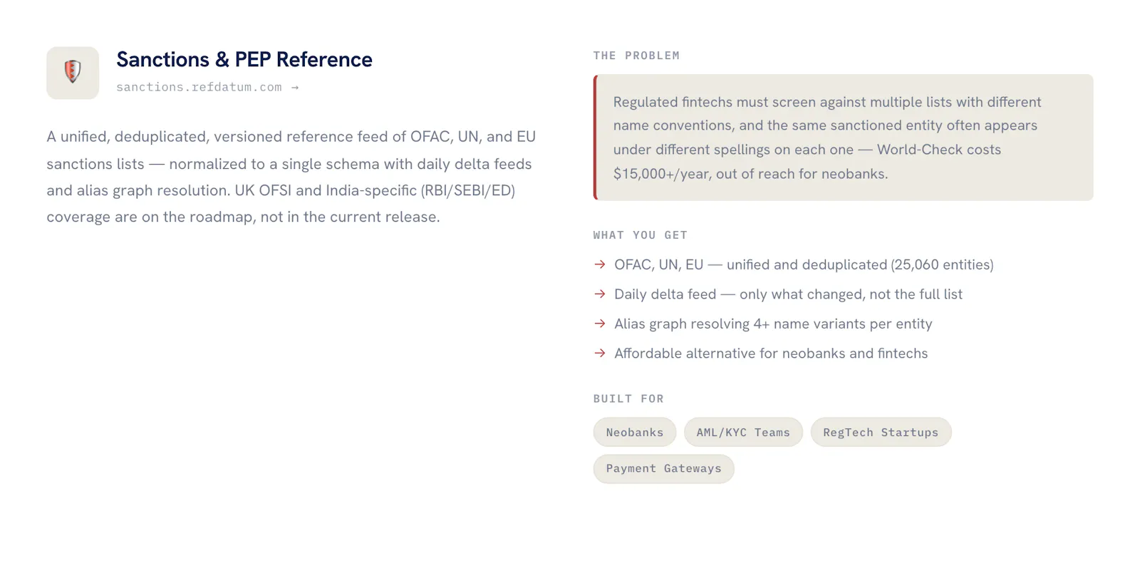 refdatum screenshot 1