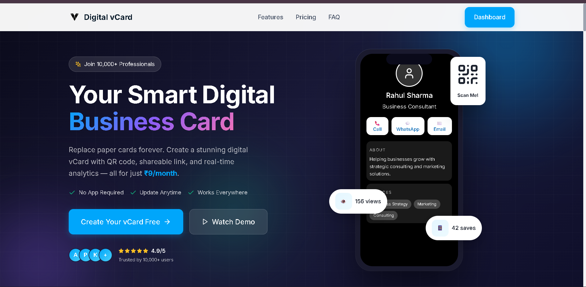 Digital vCard gallery image
