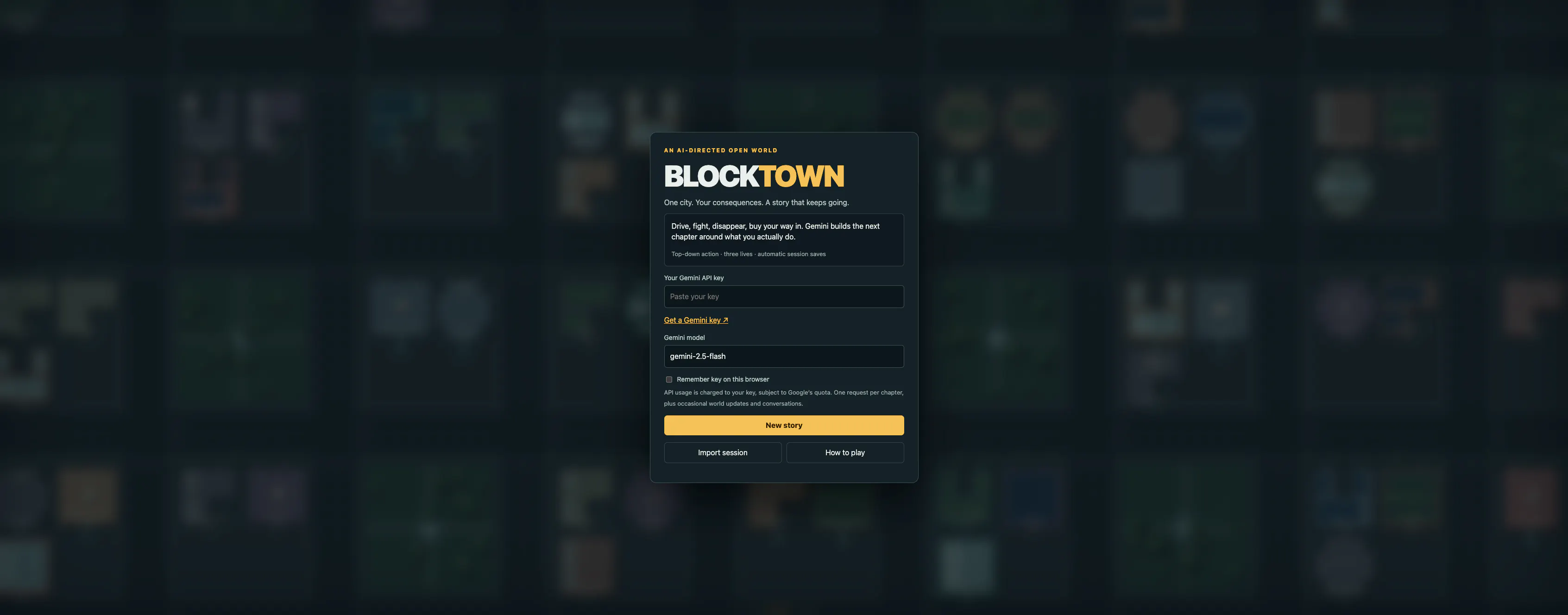 Blocktown Game - AI Controls the world gallery image