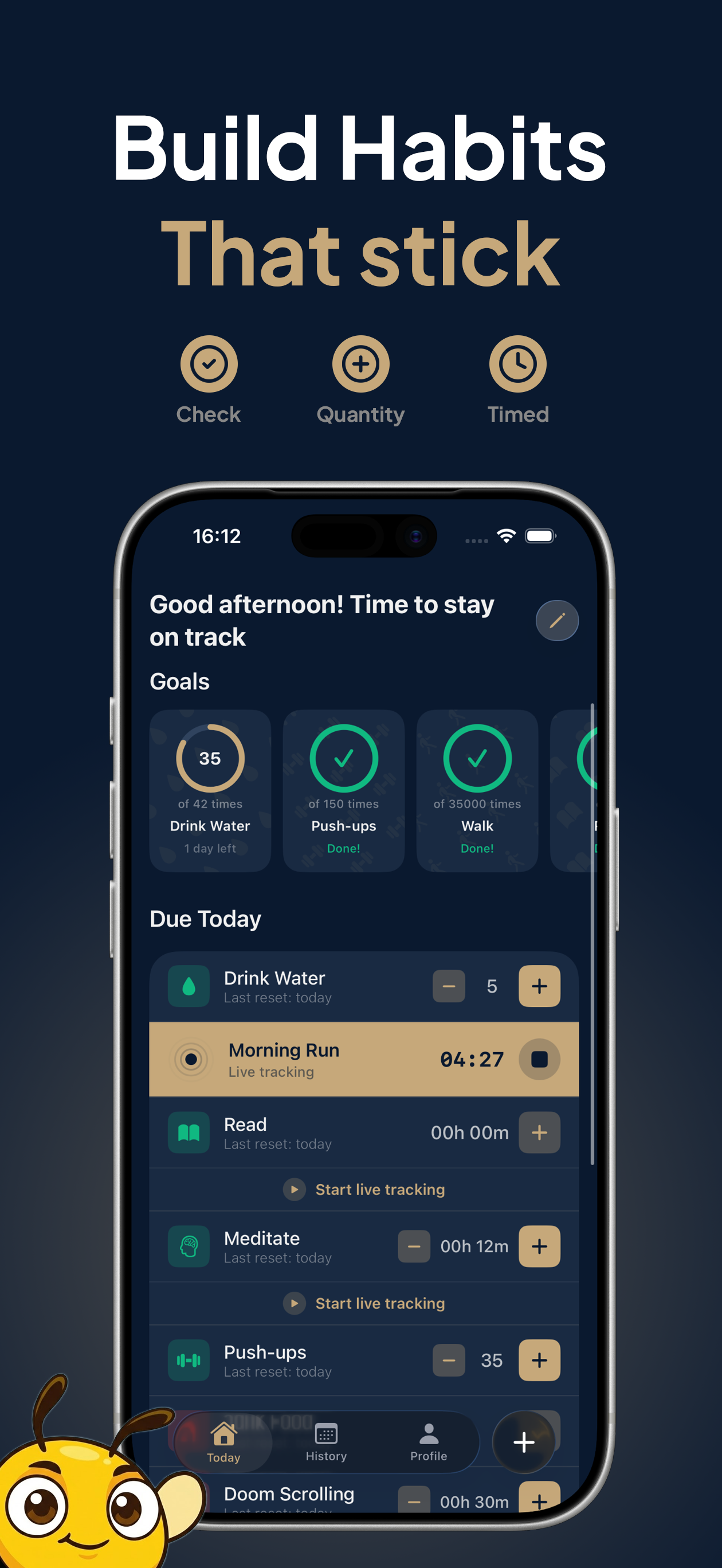 Habeeto: Habit tracker gallery image