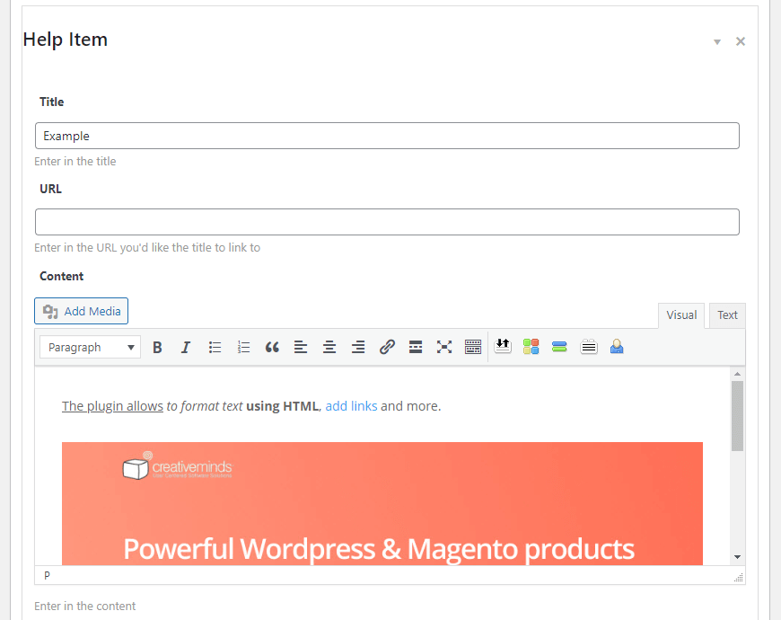 Plugin onboarding WordPress media 12