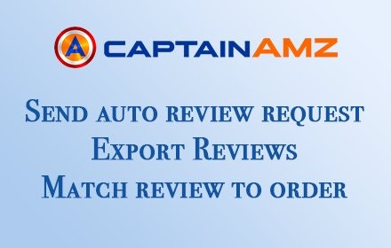 Amazon Review Request Tool captainAMZ