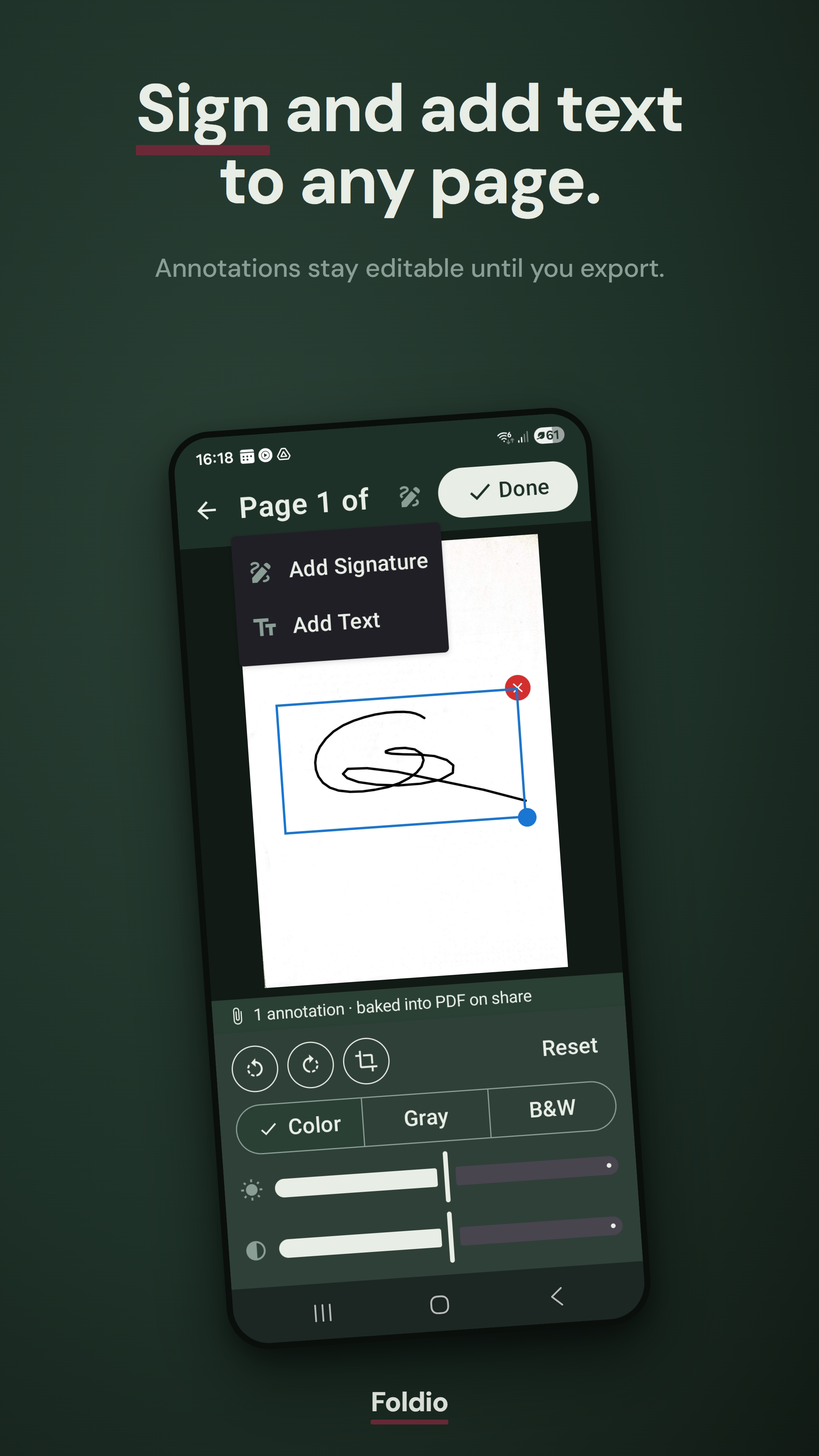 Foldio — PDF Scanner & Personal Library gallery image