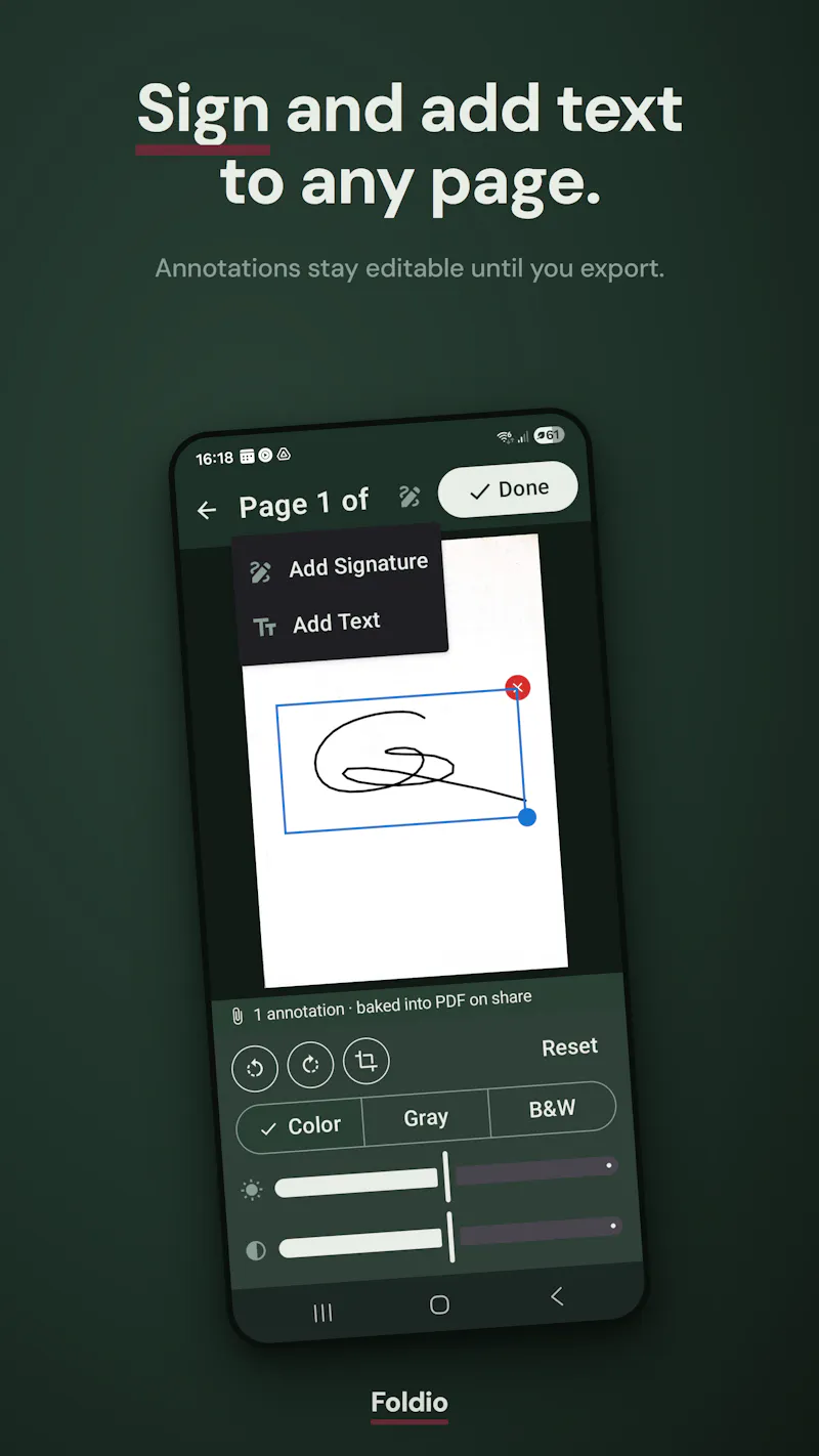 Foldio — PDF Scanner & Personal Library screenshot 5