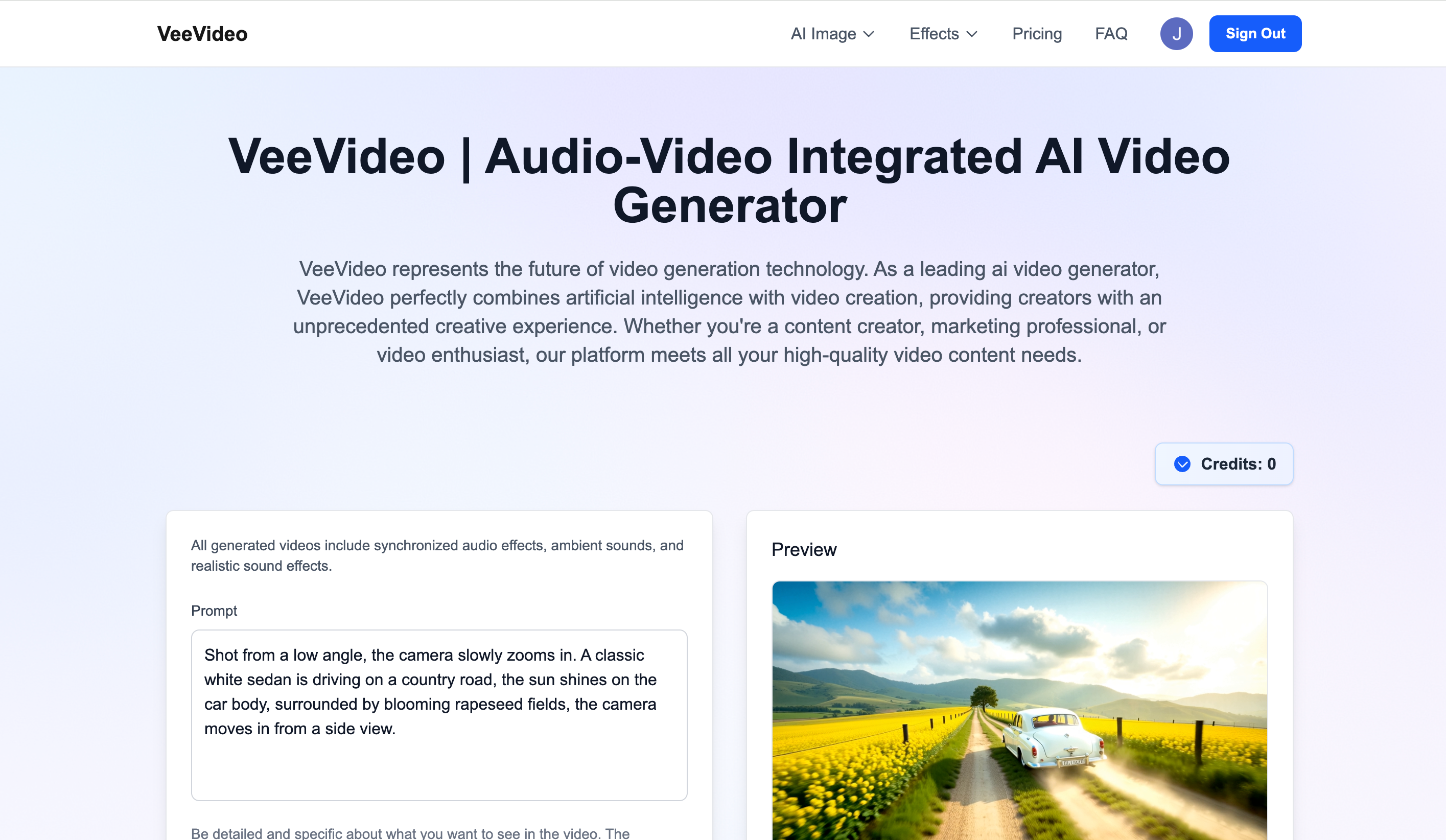 Veevideo - Audio-Video Generador de videos AI integrado media 1