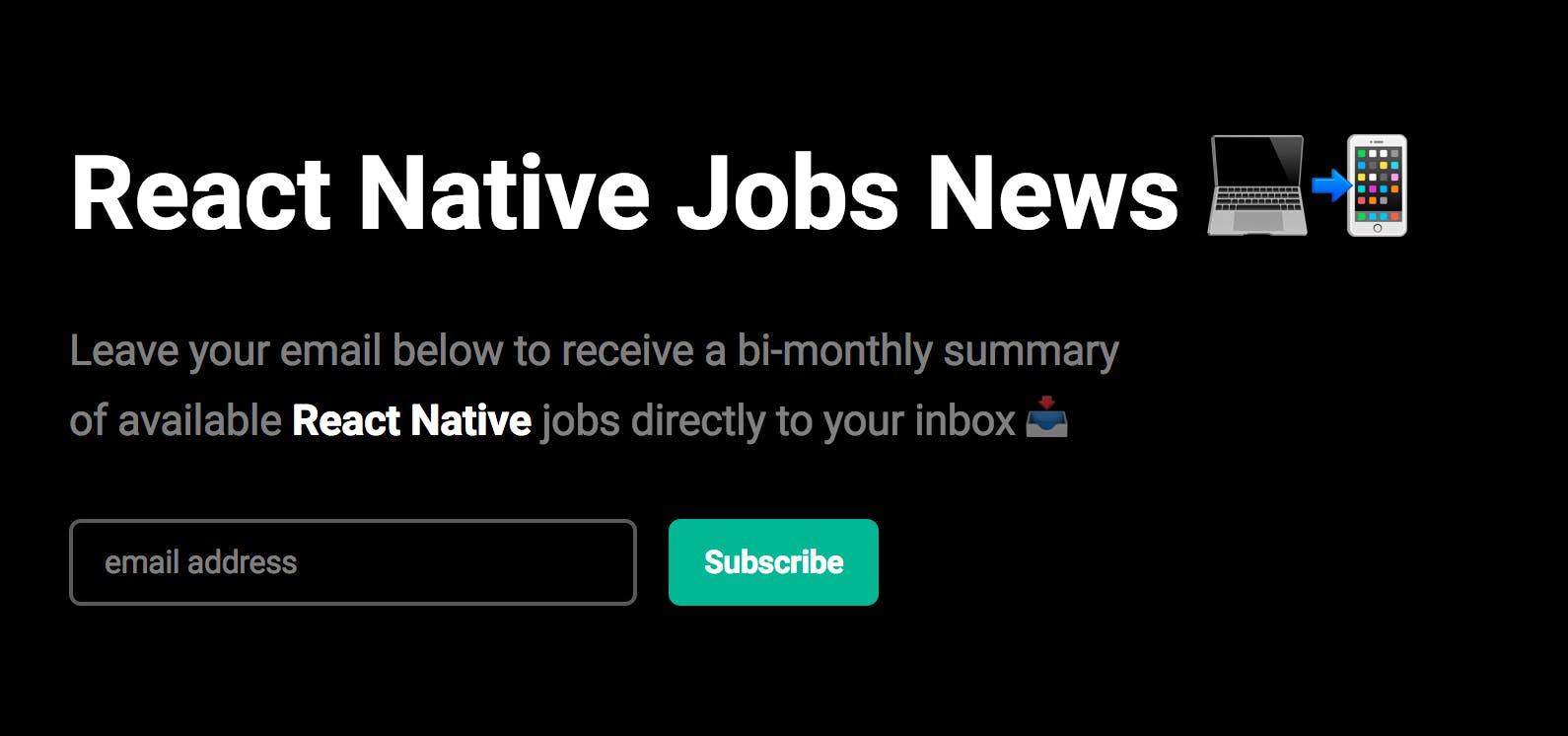 React Native Jobs News media 1
