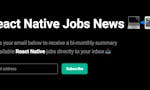 React Native Jobs News image